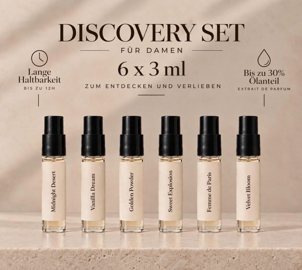 MALUV Discovery Set Damen – 6 × 3 ml