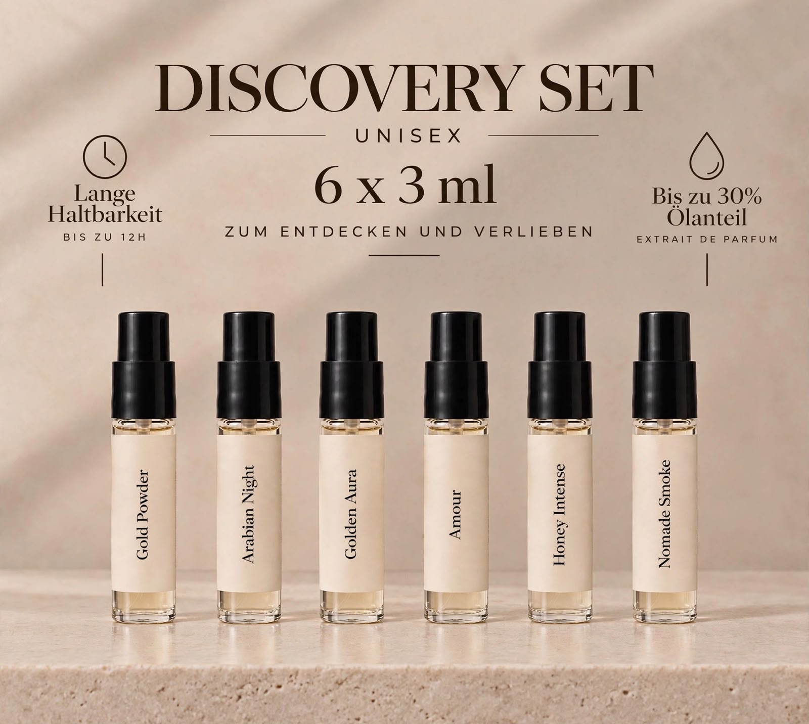 MALUV Discovery Set Unisex – 6 × 3 ml